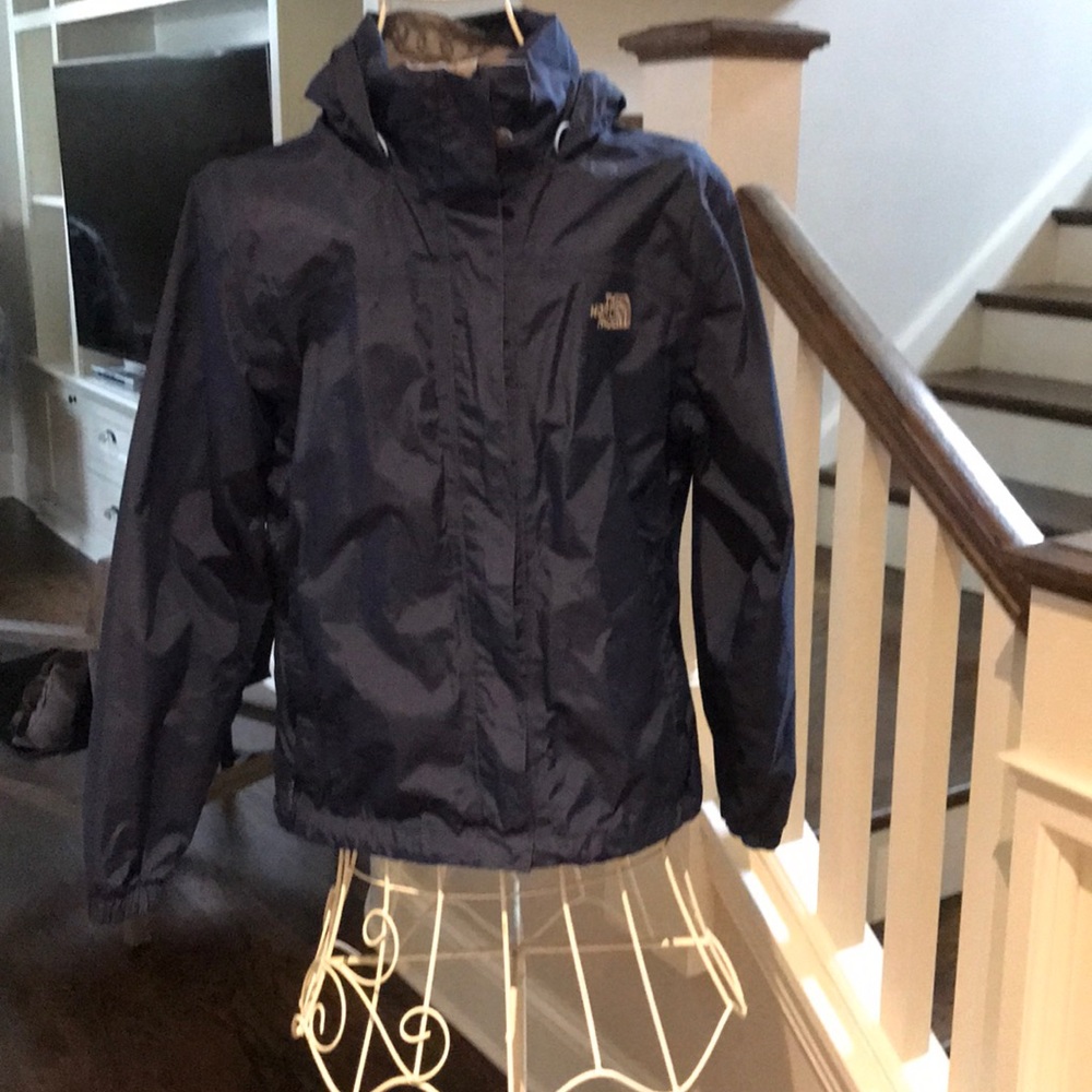 North Face rain coat